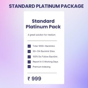 Standard Platinum Package