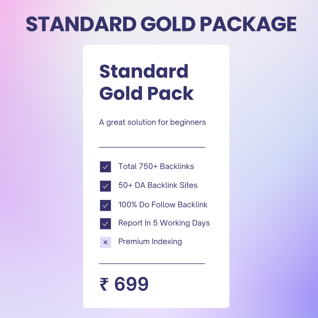 Standard Gold Package