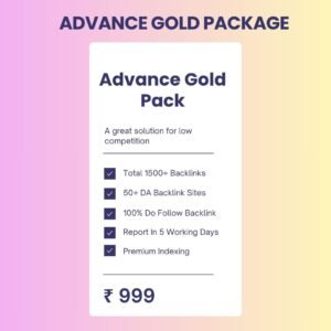 Adavance Gold Package