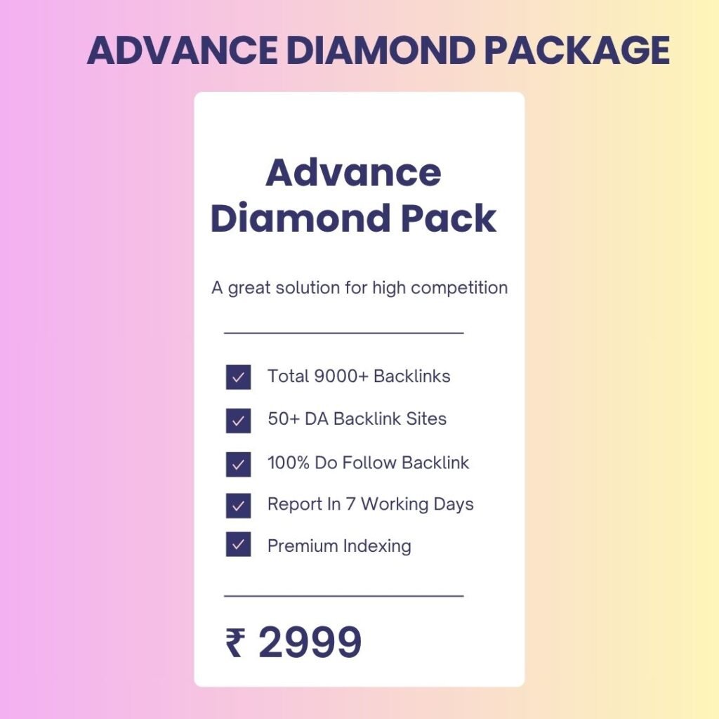 Advance Diamond Package